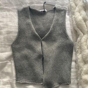 Gray Rumored Sweater Vest